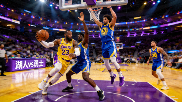 NBA焦点赛事洛杉矶湖人对阵金州勇士精彩比赛画面